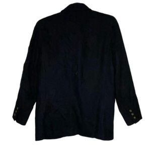 Women's Liz Claiborne Wool Sport Blazer Petite Black Size 6
